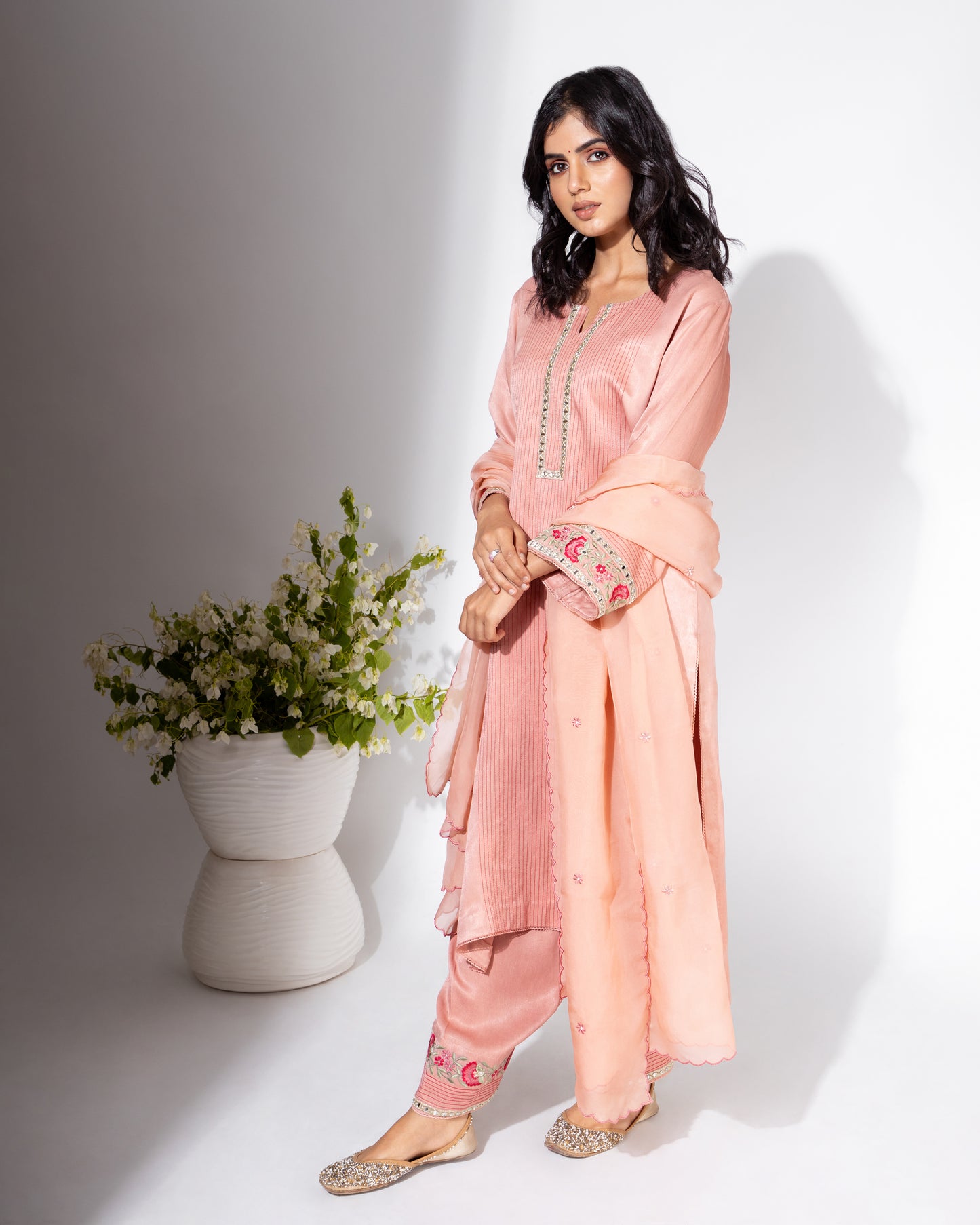 Pink Kurta & Salwar Set