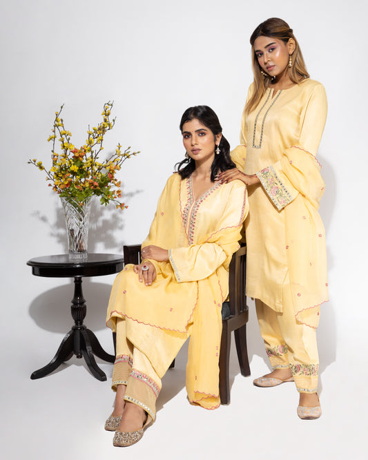 Yellow Kurta & Salwar Set